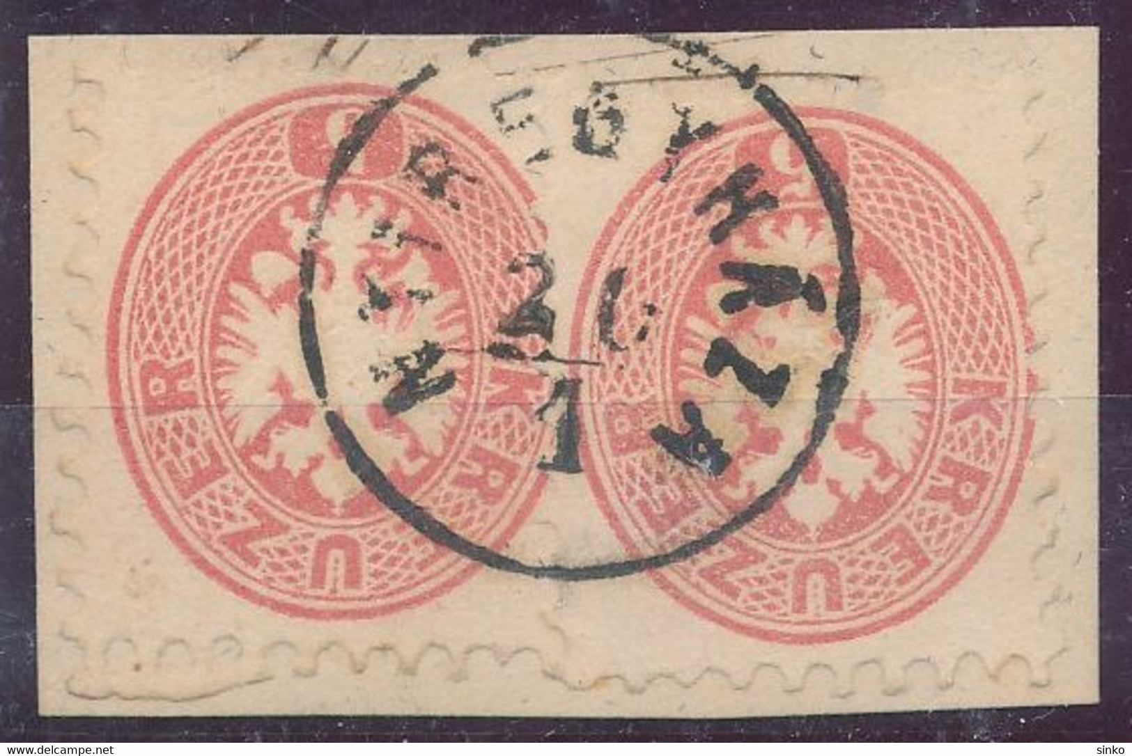 1864. Typography With Embossed Printing 5kr Stamps, NYIREGYHAZA - ...-1867 Préphilatélie