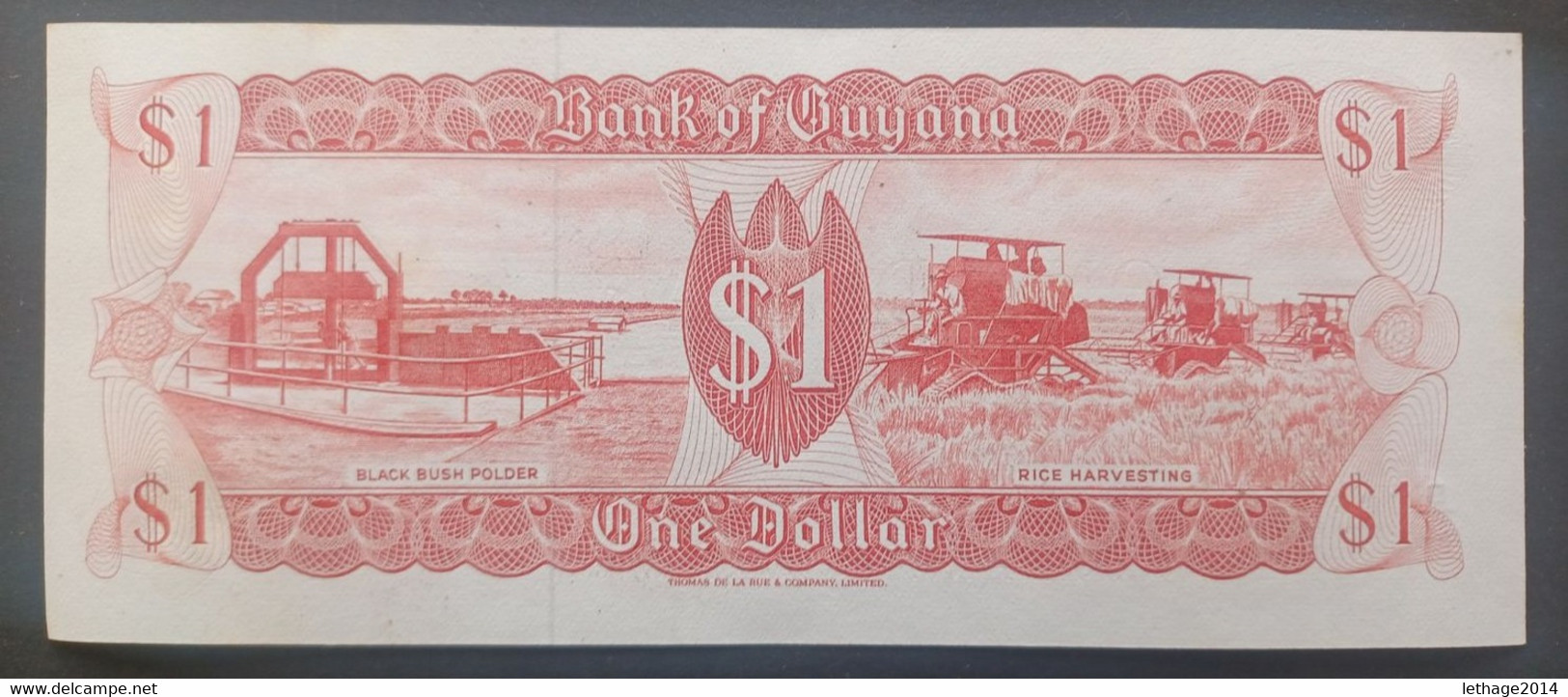 BANKNOTE GUYANA 1 DOLLARO 1990 UNCIRCULATED (RAFF.) - Guyana