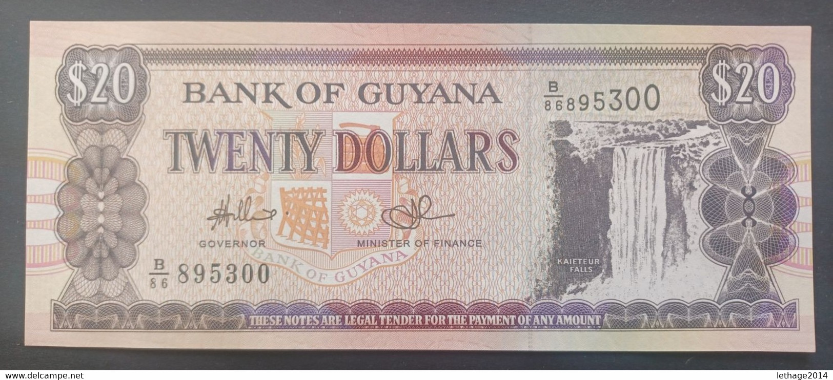 BANKNOTE GUYANA 20 DOLLARI 1996 UNCIRCULATED - Guyana