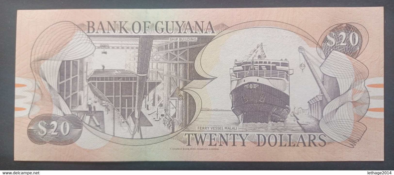 BANKNOTE GUYANA 20 DOLLARI 1996 UNCIRCULATED - Guyana