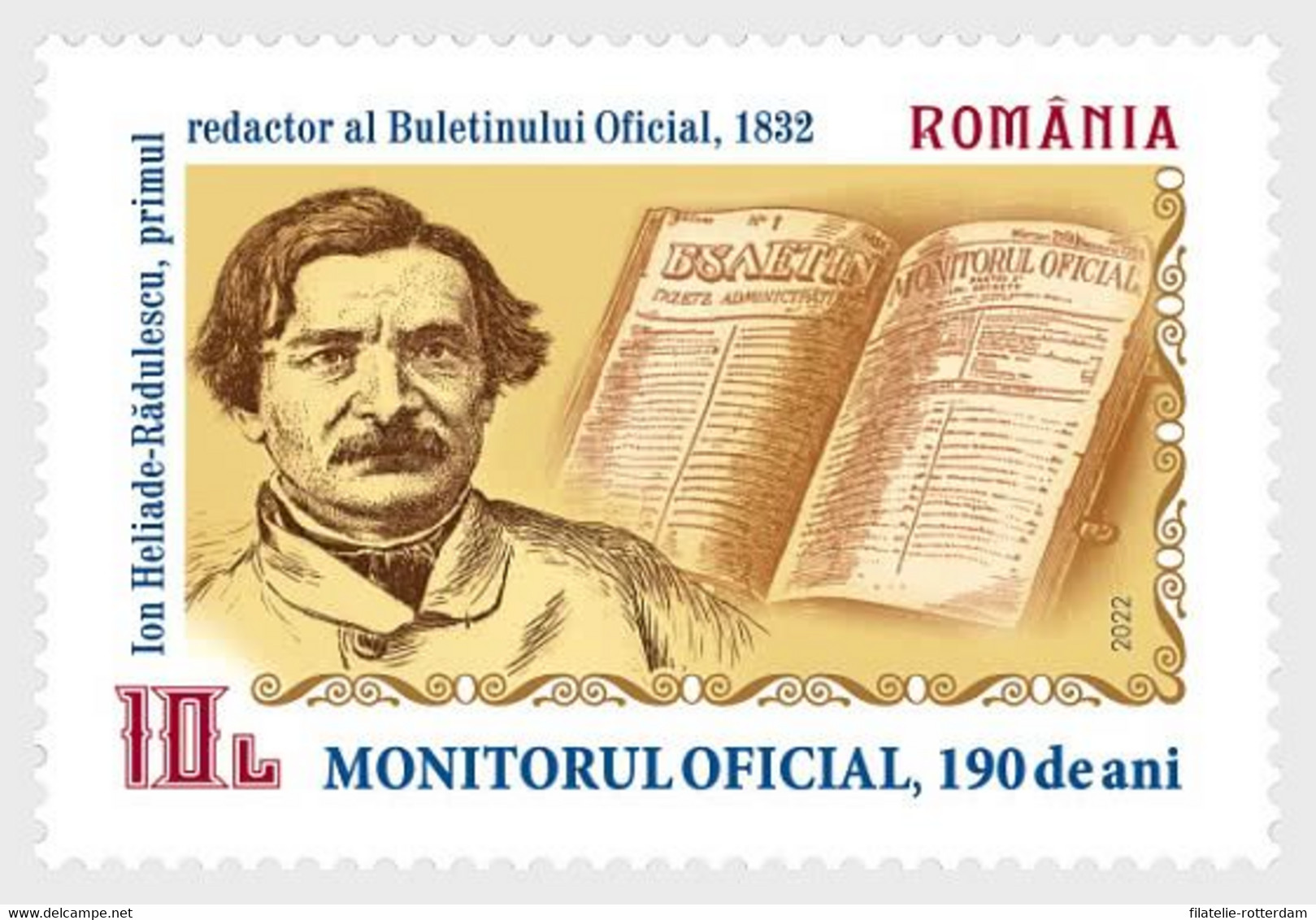 Roemenië / Romania - Postfris / MNH - 190 Jaar Monitorul 2022 - Ungebraucht