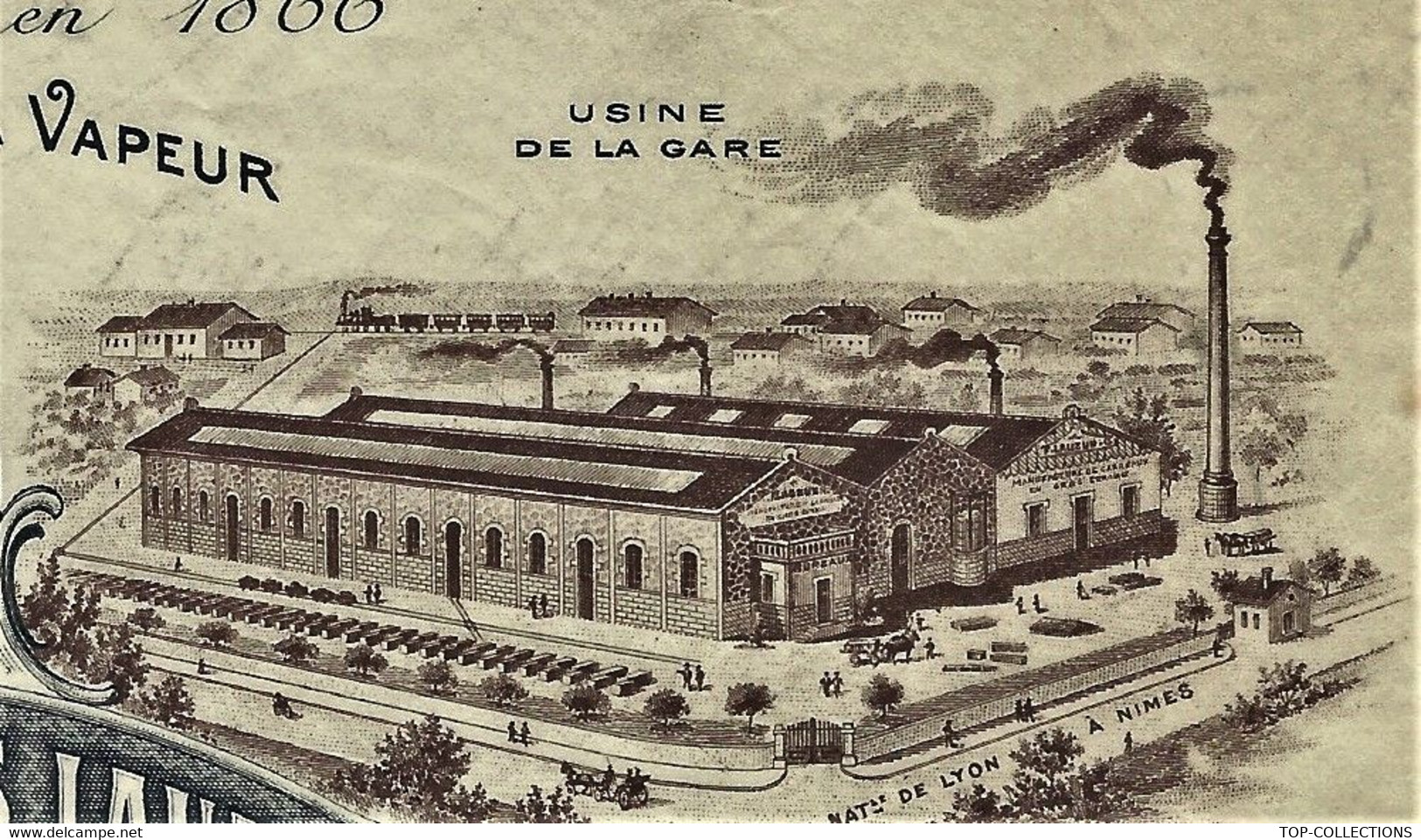 1913 SUPERBE ENTETE USINE CARRELAGES  Ets Lauzun Bourg St Andréol Ardèche Pour Chave à La Voulte B.E.V.SCANS - 1900 – 1949