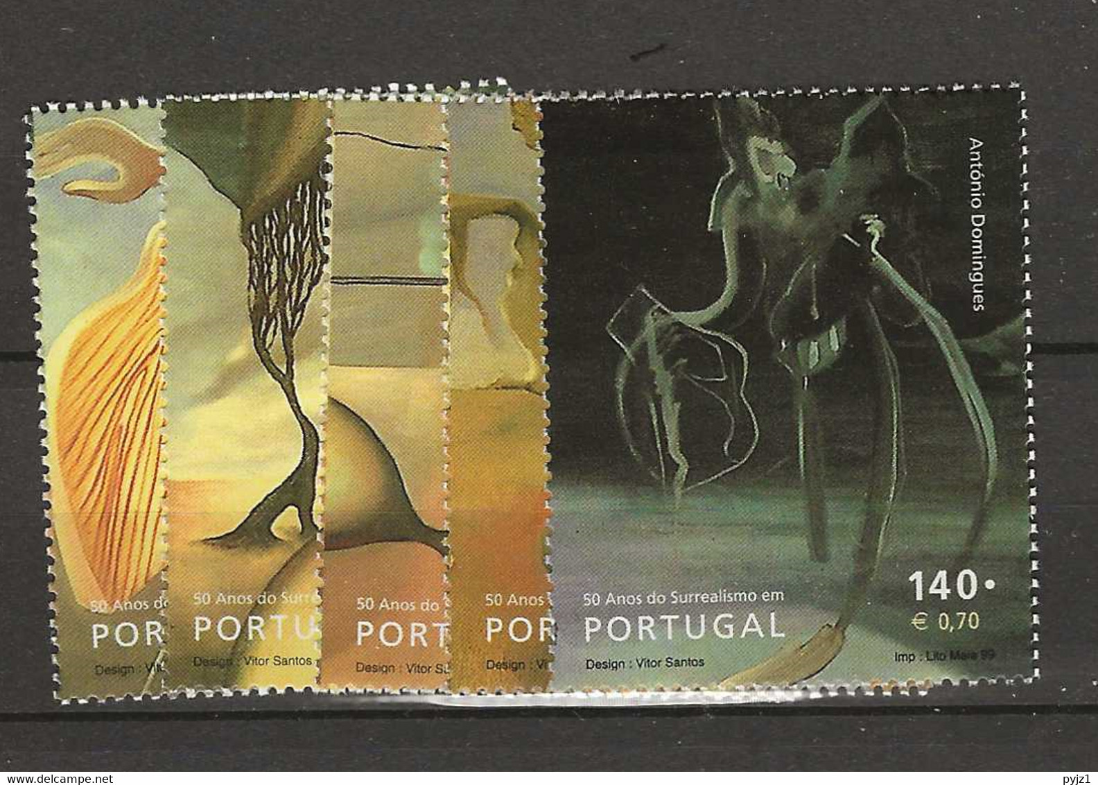 1999 MNH Portugal, Mi 2353-57 Postfris** - Nuovi