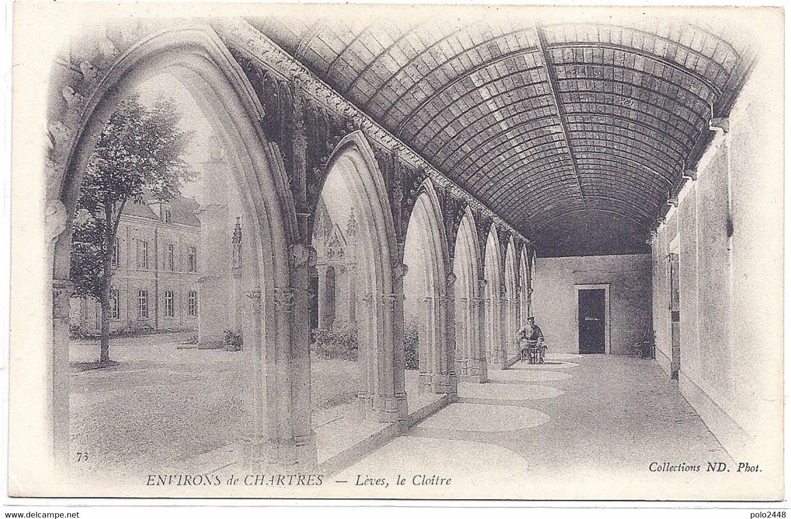 CPA -  Leves - Le Cloître - Lèves