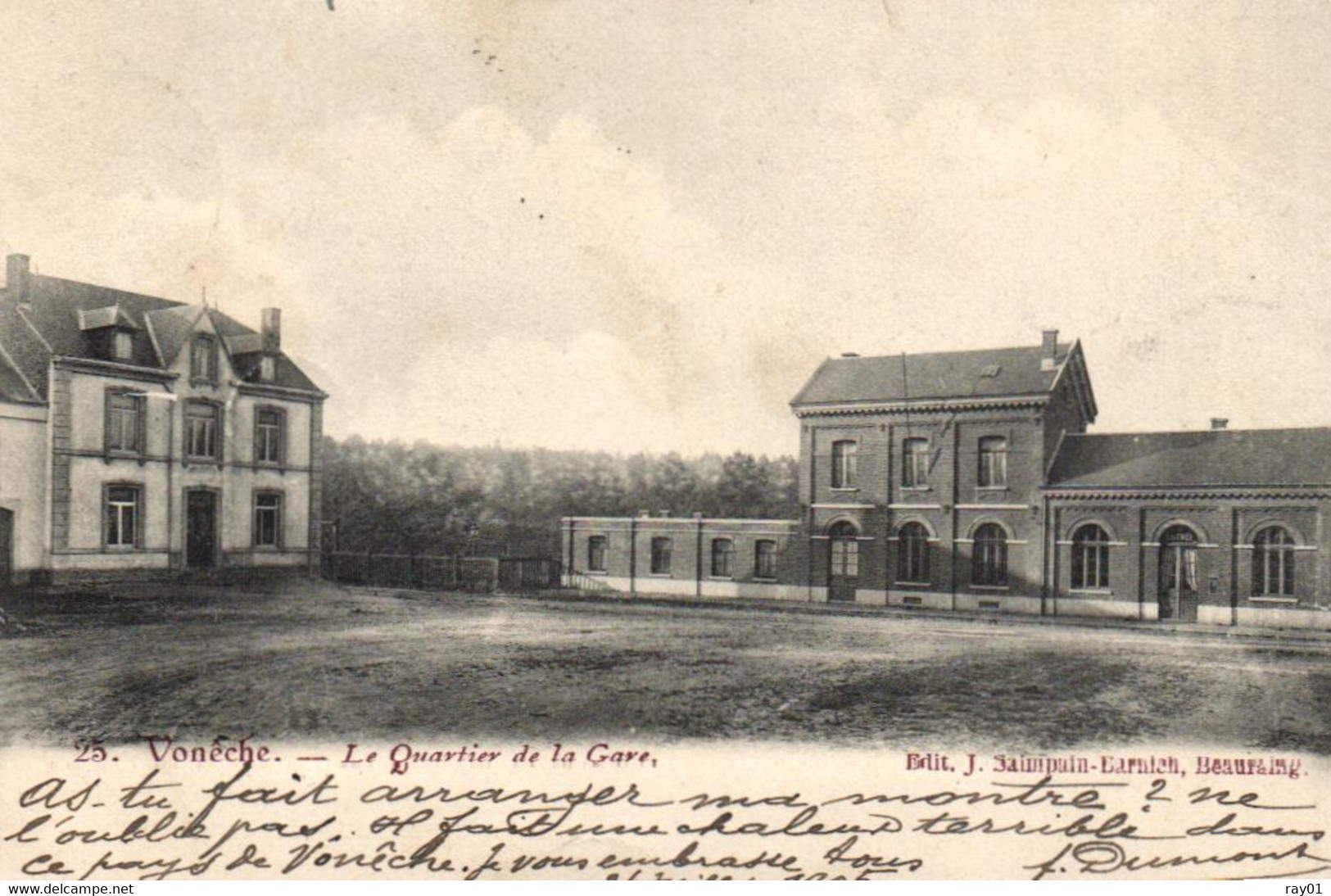 Belgique - Namur - Beauraing- Vonêche, Le Quartier De La Gare. - Beauraing