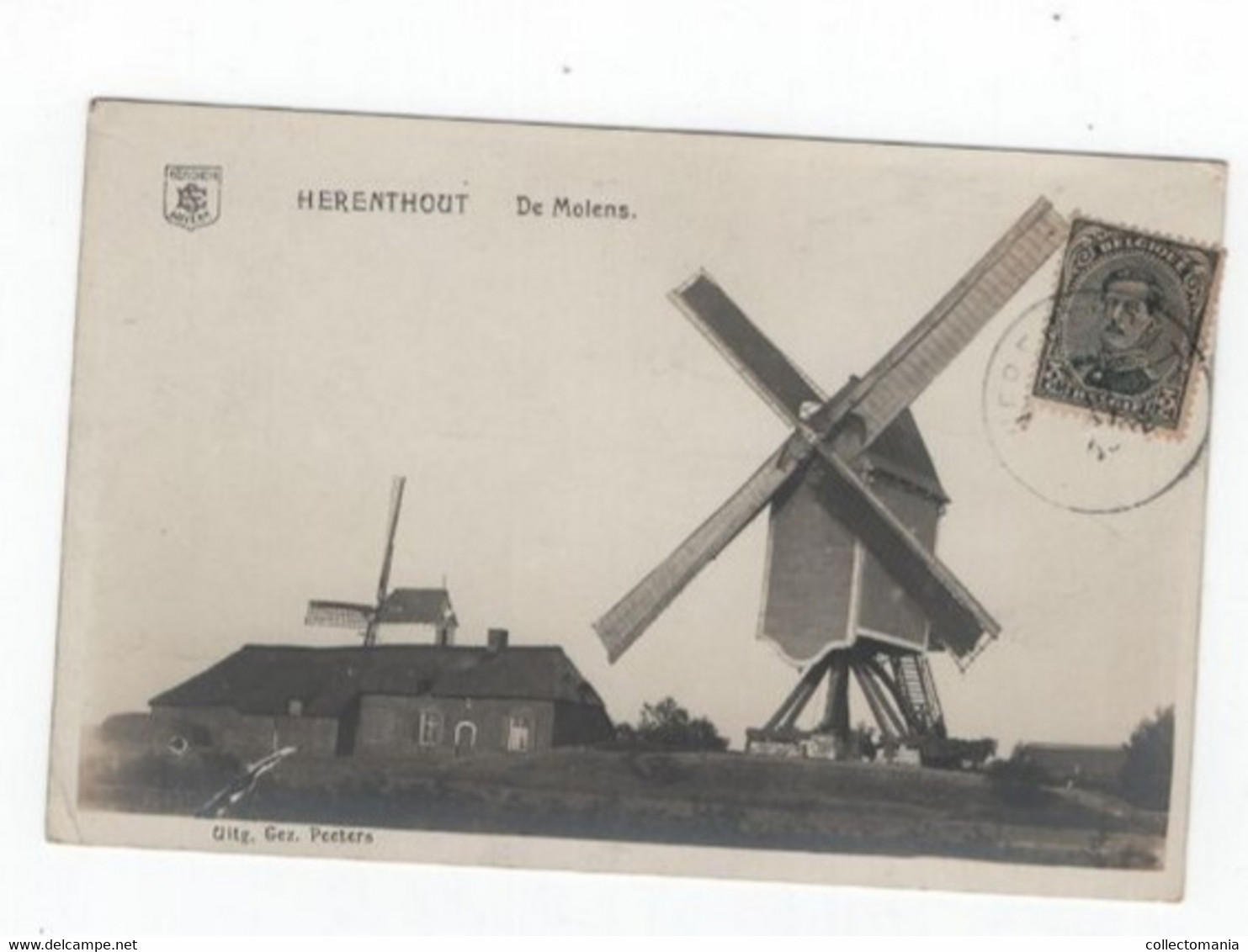 2 Oude Postkaart Herenthout  De Molens - Herenthout