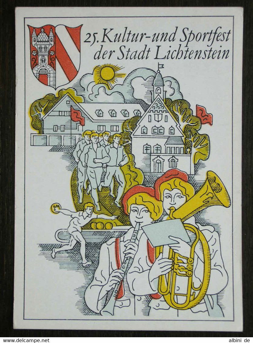 243 - LICHTENSTEIN / Sachsen - 25. Kultur- Sportfest - Sonderstempel - 1983 - Lichtenstein