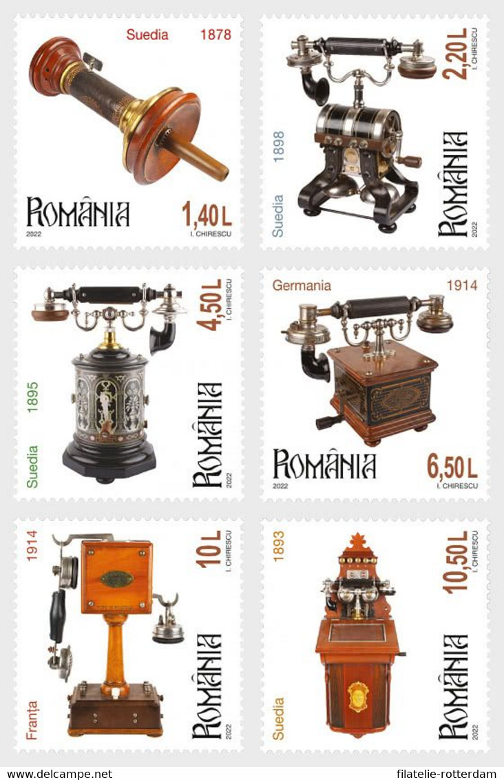 Roemenië / Romania - Postfris / MNH - Complete Set Telefoons 2022 - Unused Stamps