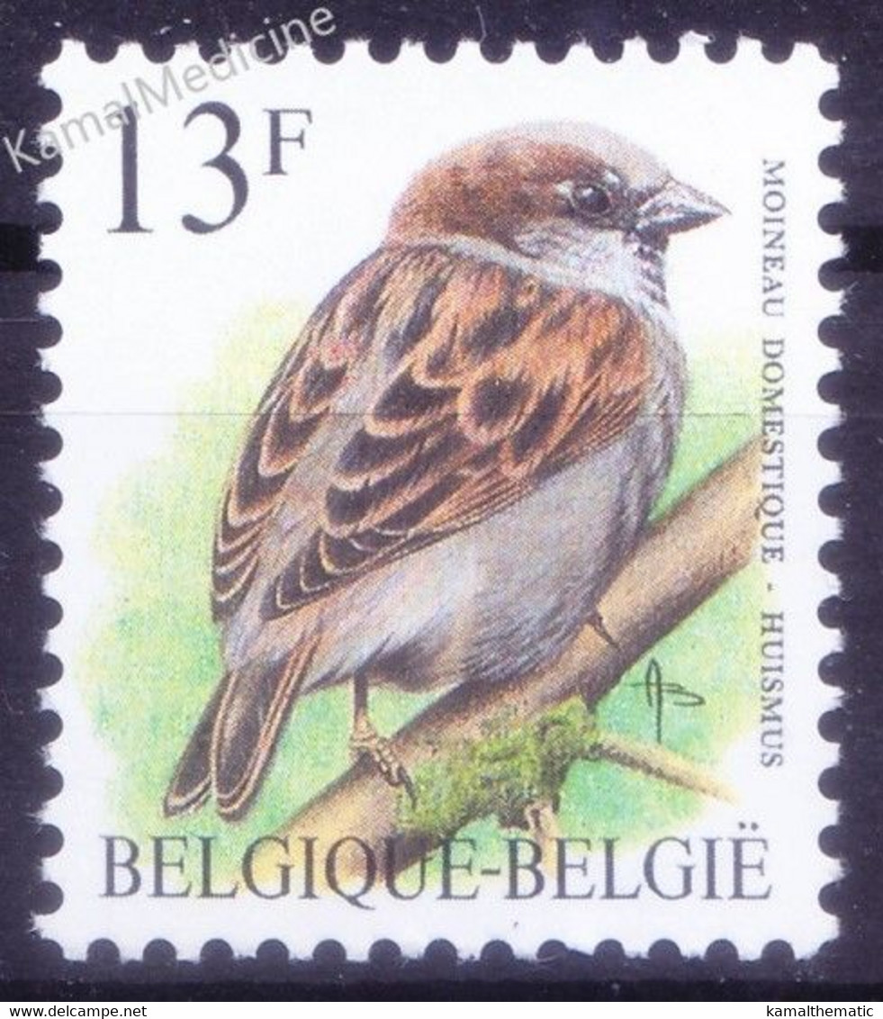 Belgium 1994 MNH, House Sparrow, Birds Of Buzin - Sparrows