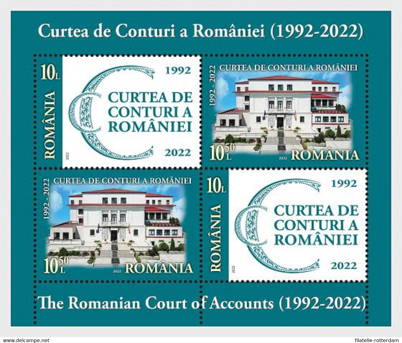 Roemenië / Romania - Postfris / MNH - Sheet Rechtbank 2022 - Unused Stamps