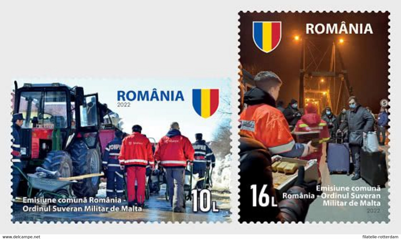 Roemenië / Romania - Postfris / MNH - Complete Set Joint-Issue Met Malta 2022 - Ungebraucht