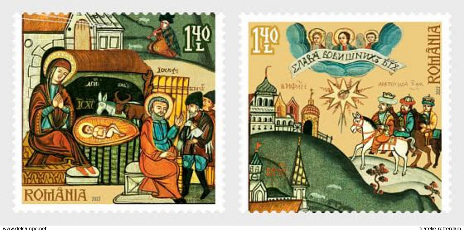 Roemenië / Romania - Postfris / MNH - Complete Set Kerstmis 2022 - Unused Stamps