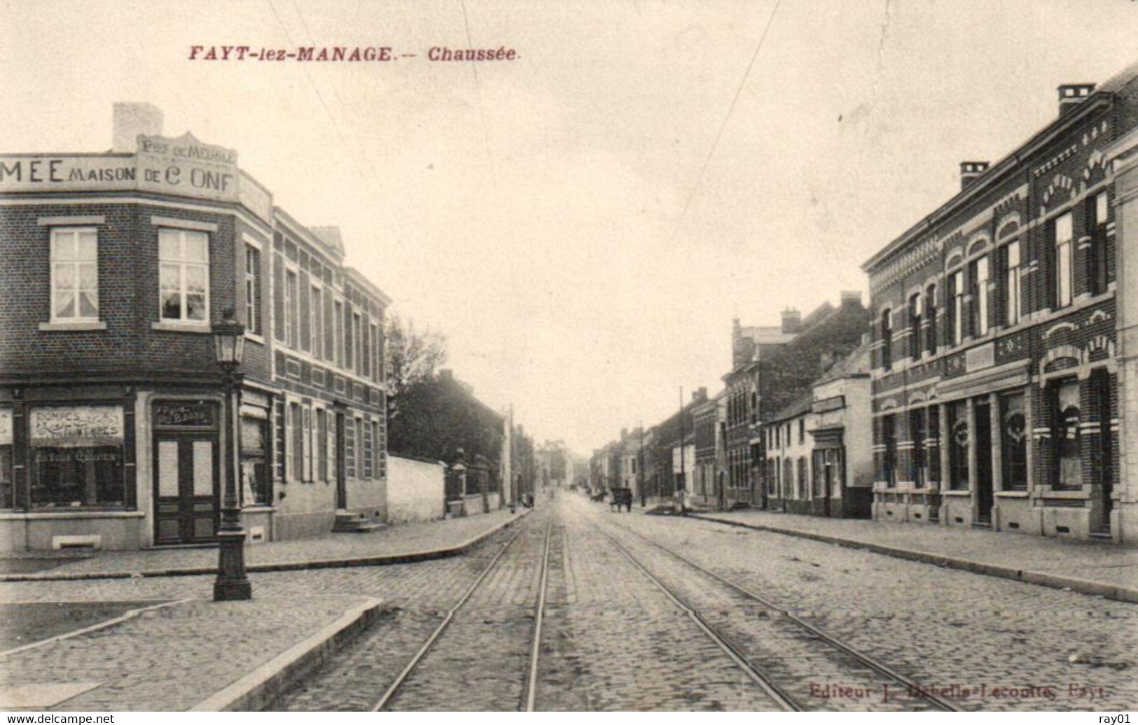 Belgique - Hainaut - Manage - Fayt-lez- Manage, Chaussée. - Manage