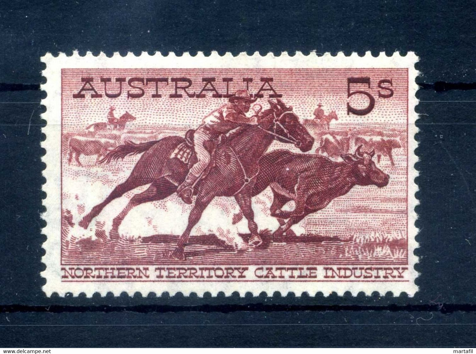 1959 AUSTRALIA SET MNH ** N.332 5S Allevatori Serie Ordinaria - Mint Stamps