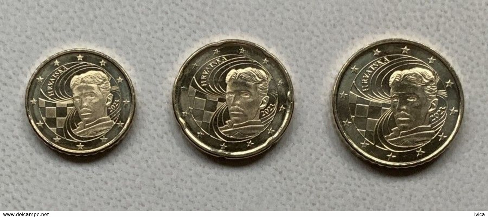 EURO Coins CROATIA 2023 - 10, 20, 50 Cent UNC - Kroatien