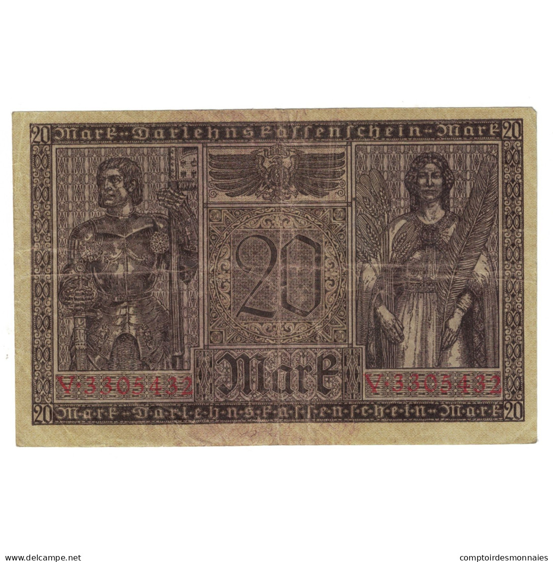 Billet, Allemagne, 20 Mark, 1918, 1918-02-20, KM:57, TTB - 20 Mark