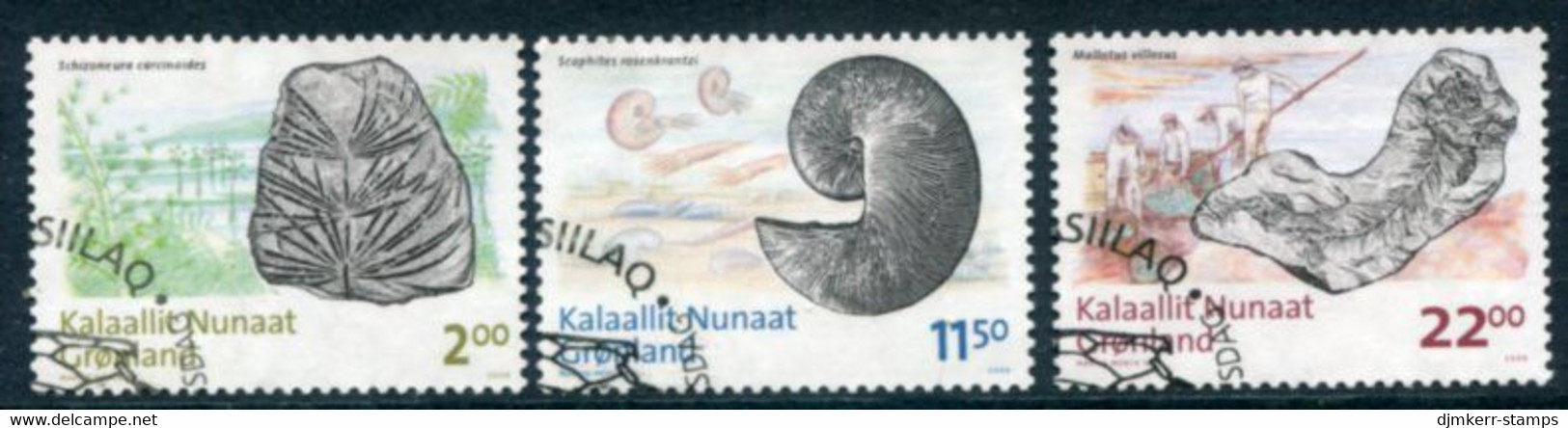 GREENLAND 2009 Fossil Finds II Used.   Michel 529-31 - Used Stamps