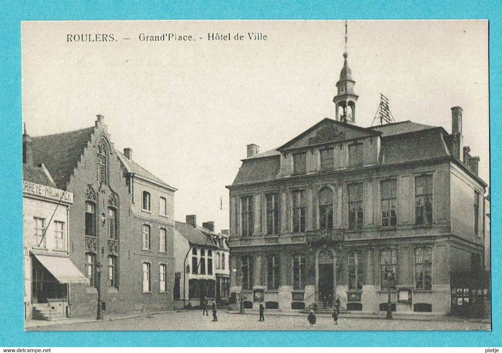 * Roeselare - Roulers (West Vlaanderen) * Grand'Place, Grote Markt, Hotel De Ville, Town Hall, Stadhuis, Animée, Old - Roeselare
