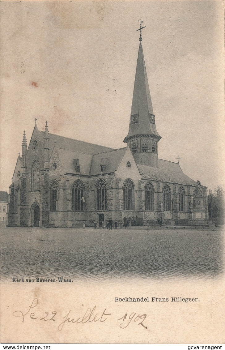 KERK VAN BEVEREN WAES        2 SCANS - Beveren-Waas