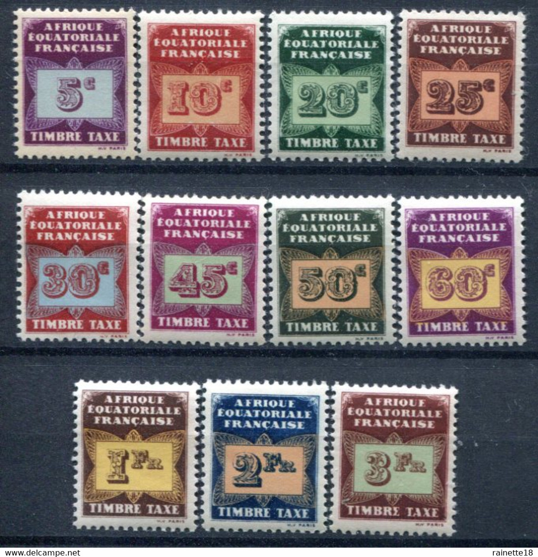 A.E.F       Taxes  1/11 ** - Unused Stamps