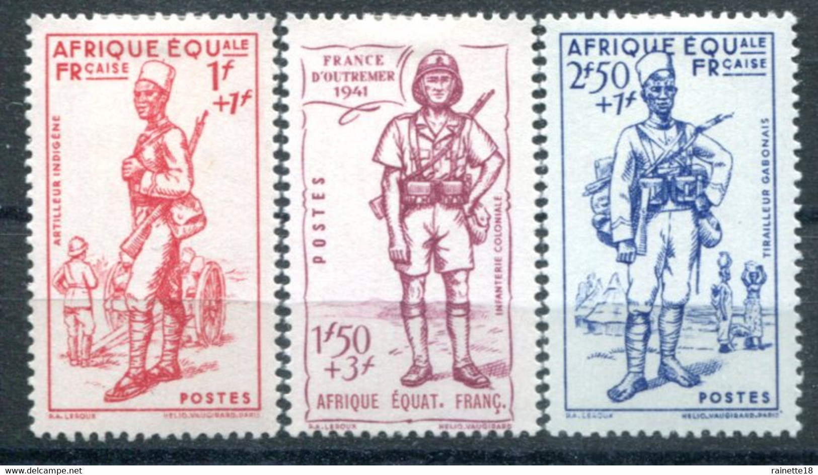 A.E.F     87/89 * - Unused Stamps