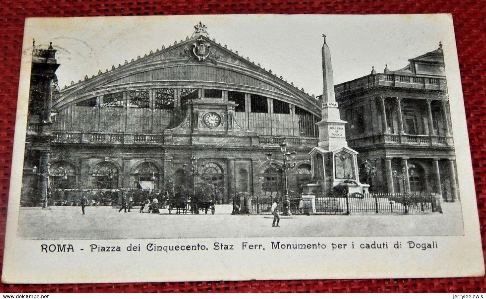 ROMA  - Piazza Dei Cinquecento - Staz. Ferr. - Monumento Pr I Caduti Di Dogali - Stazione Termini