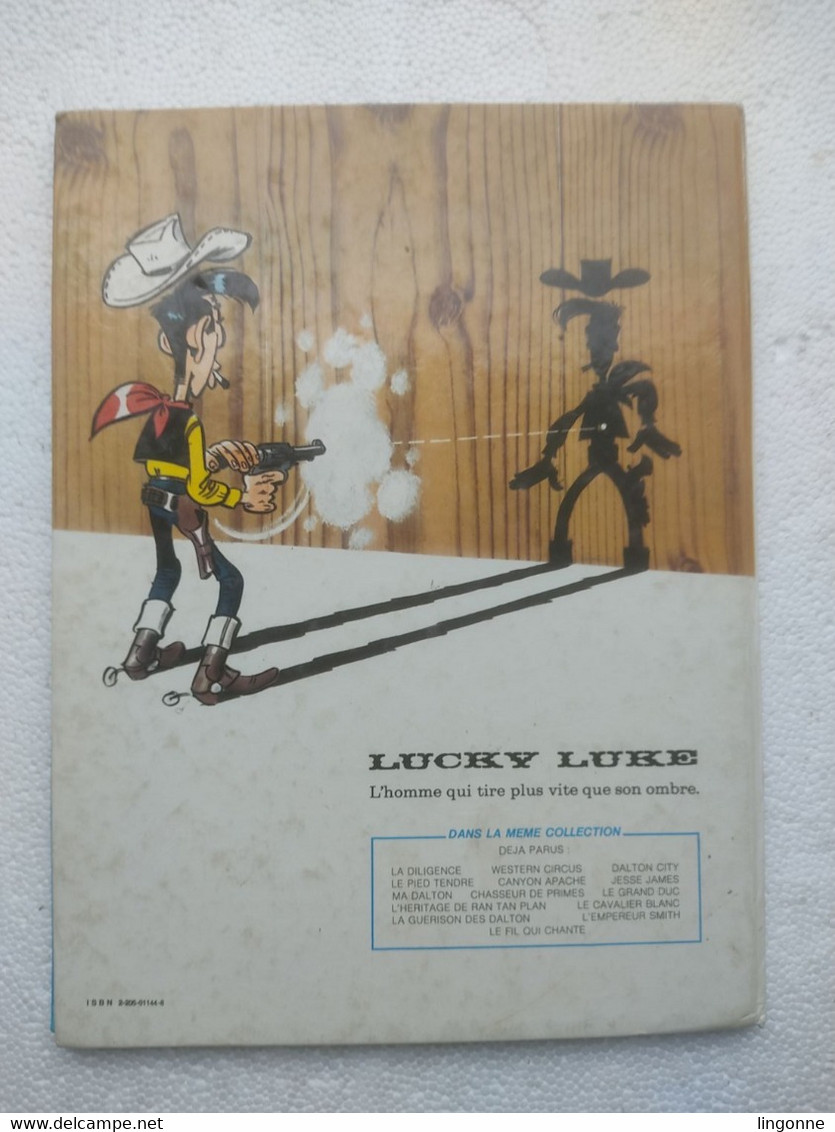 LUCKY LUKE - N° 15 - Edition Originale 1977 - LE FIL QUI CHANTE - DARGAUD Editeur - Lucky Luke