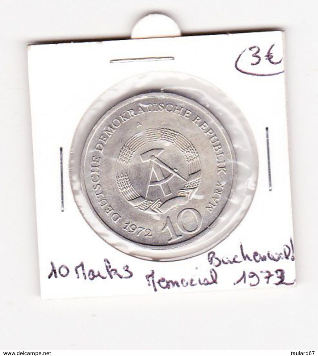 Allemagne 10 Marks Memorial Buchenwald 1972 - Other & Unclassified