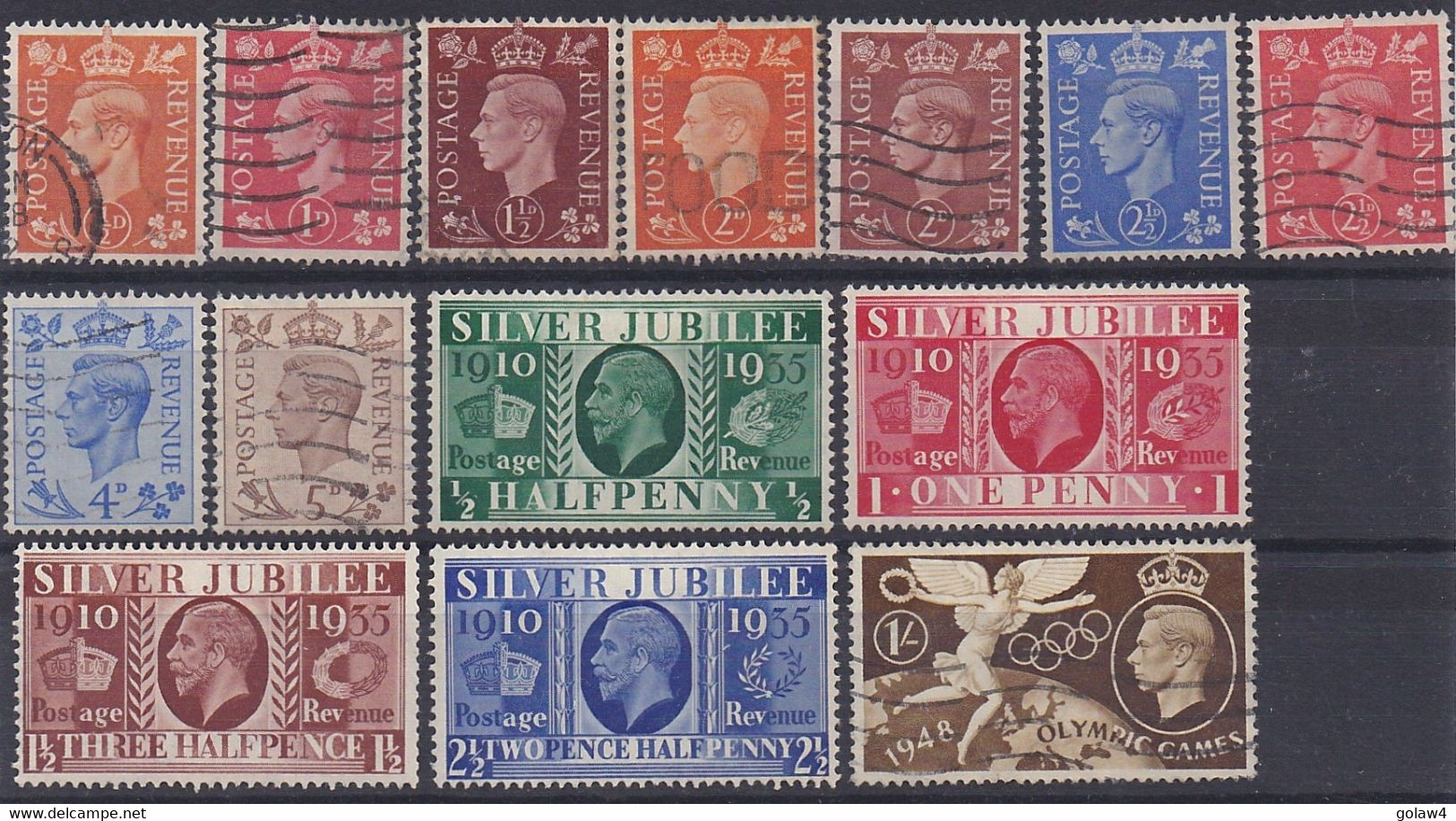 31216# GRANDE BRETAGNE VICTORIA EDOUARD VII GEORGE V GEORGE VI ELISABETH II Cote +130 Euros ENGLAND - Collections