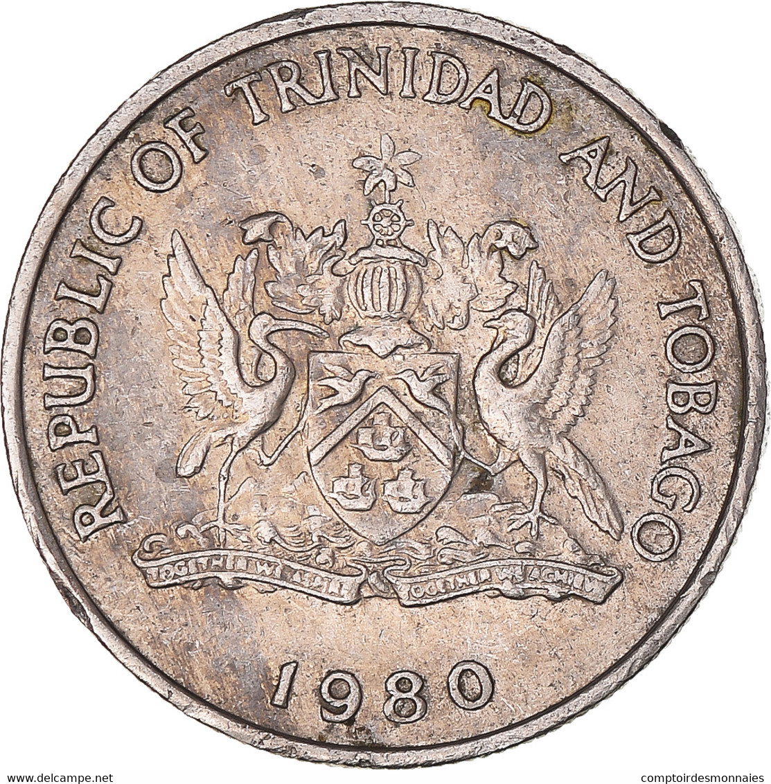 Monnaie, Trinité-et-Tobago, 25 Cents, 1980 - Trinidad & Tobago
