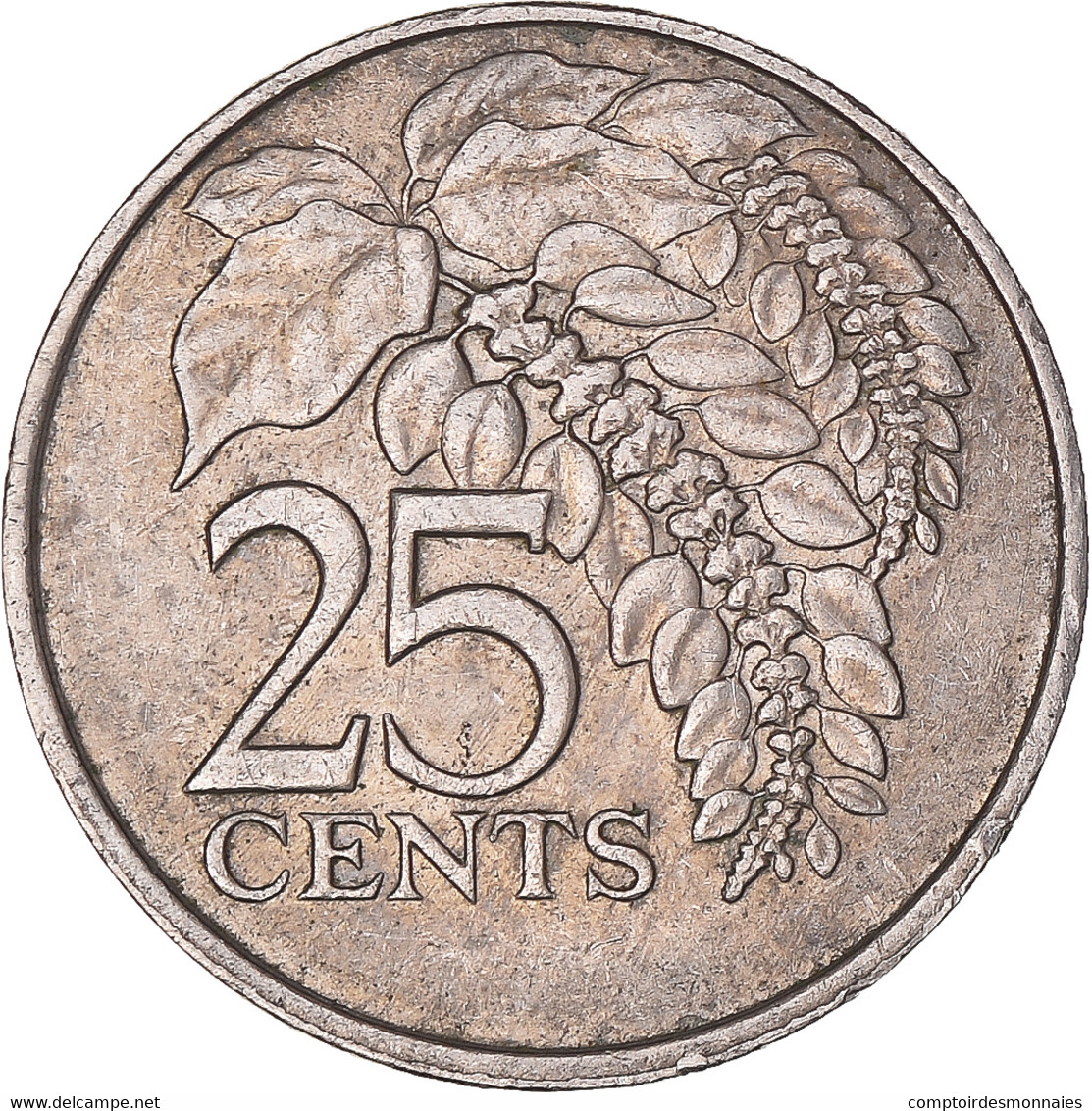 Monnaie, Trinité-et-Tobago, 25 Cents, 1980 - Trinidad Y Tobago