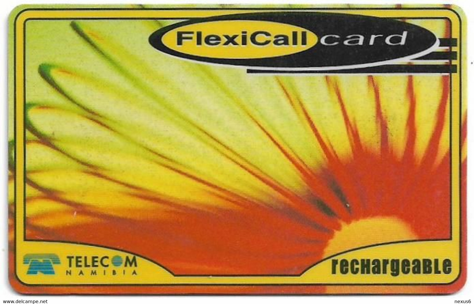 Namibia - Telecom Namibia - FlexiCall Card Rechargeable- Reverse #1, Used - Namibia