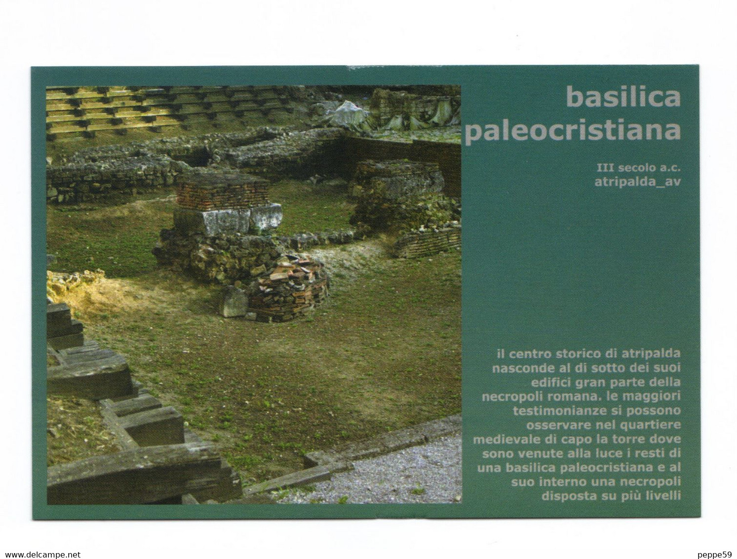 Cartolina Postale Avellino Provincia - Atripalda  (Avellino) 4 Di 11 - Non Viaggiata - Avellino