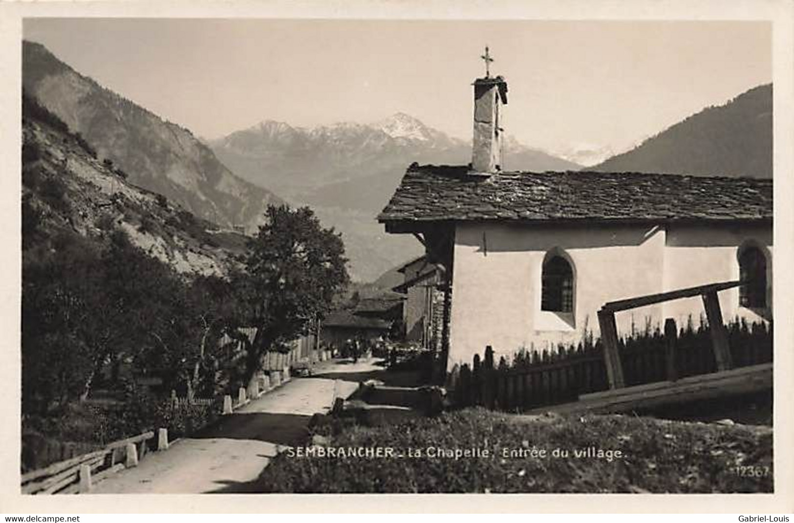 Sembrancher  La Chapelle Entrée Du Village - Sembrancher