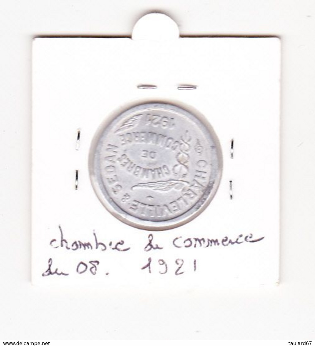 France 10 Centimes Chambre De Commerce Charleville Et Sedan 1921 - Variétés Et Curiosités