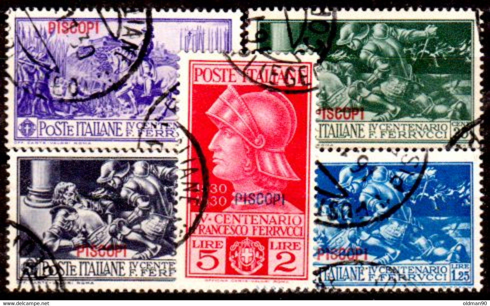 Egeo-OS-323- Piscopi: Original Stamps And Overprint 1930 (o) Used - Quality In Your Opinion. - Ägäis (Piscopi)