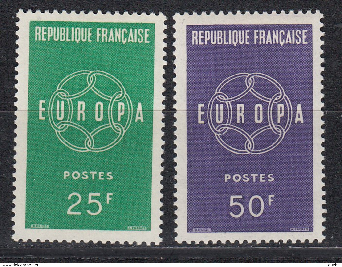 € France 1218 / 1219 ** .. Europa CEPT 1959 ..  MNH .. - 1959