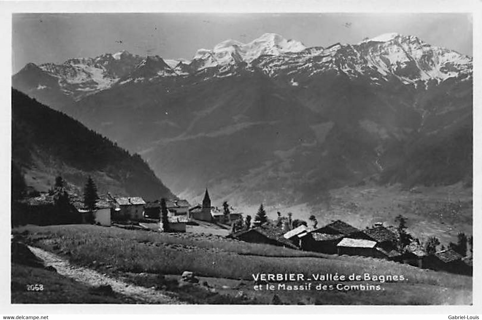 Verbier  Vallée De Bagnes Et Le Massif Des Combins - Bagnes