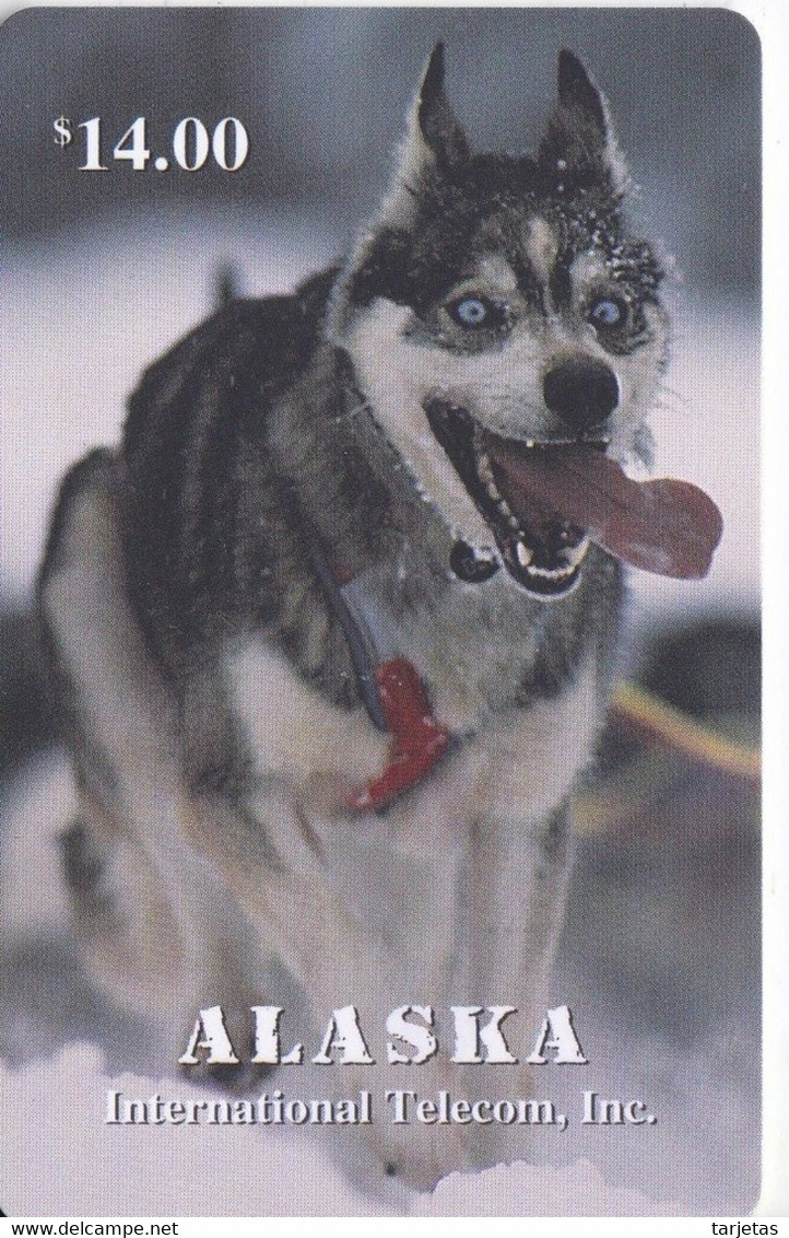 TARJETA CON CHIP DE ALASKA DE UN PERRO HUSKY DE TIRADA 1500 (CAN-DOG) - [2] Chipkarten