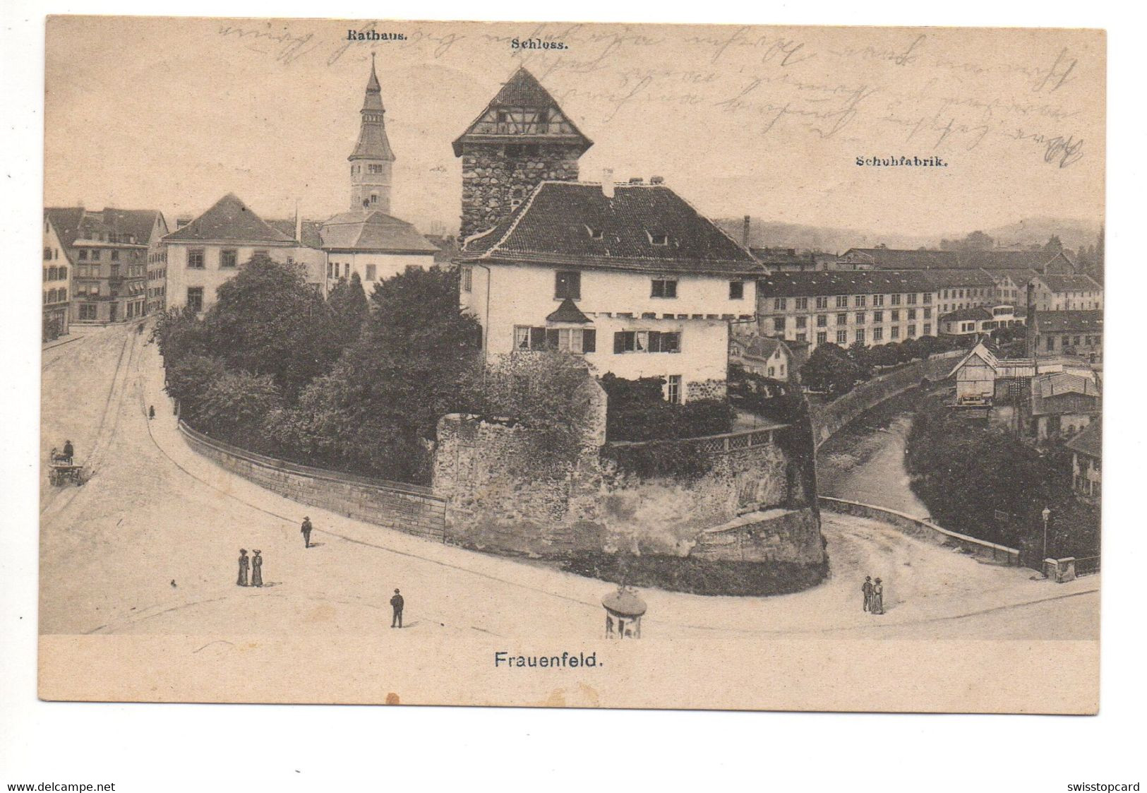 FRAUENFELD Gel. 1909 N. Oftershausen Stempel Siegershausen - Frauenfeld