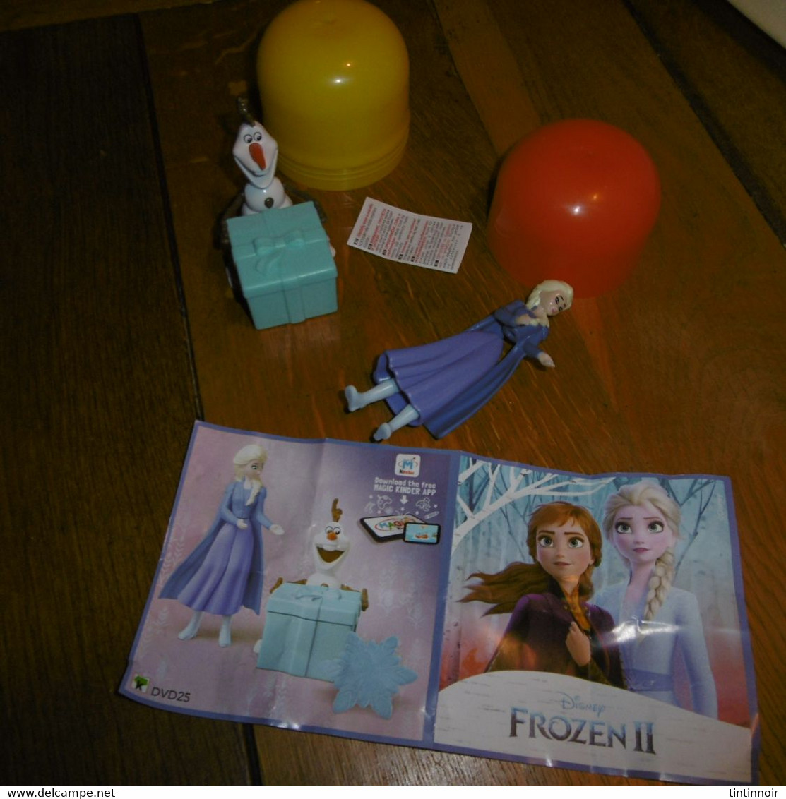Kinder Maxi Frozen La Reine Des Neiges Disney DVD25 œuf D'origine + Livret - Dibujos Animados
