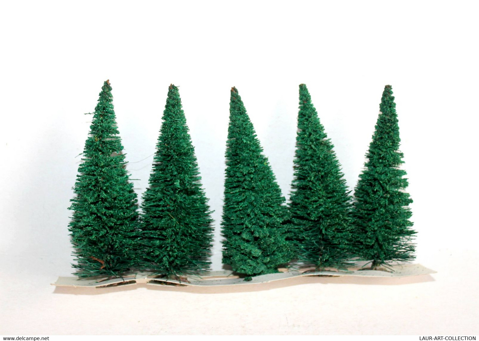 BUSCH - LOT De 5 ARBRE, SAPIN - DECOR PAYSAGE HO - H:10cm MINIATURE TRAIN - NEUF - MODELISME FERROVIAIRE  (1712.71) - Streckendekoration