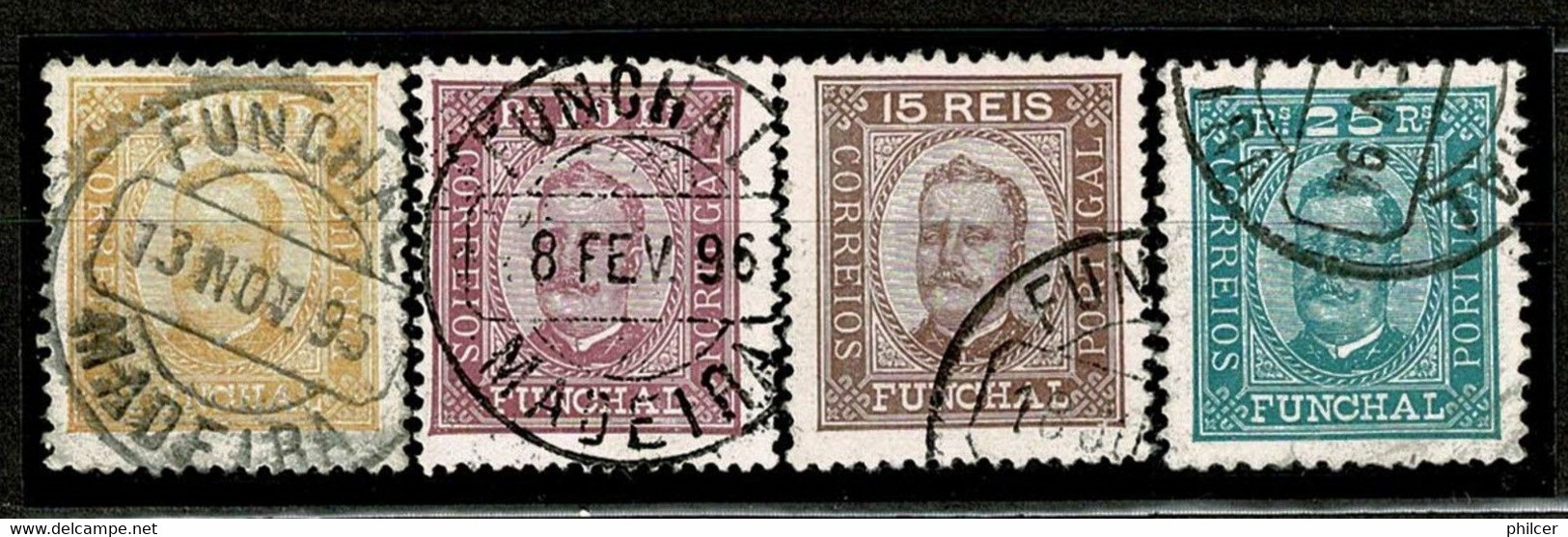 Funchal, 1892/3, # 1/3, 5, Used - Funchal