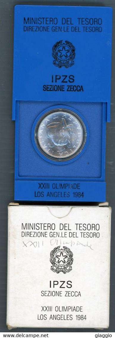 °°° Monete Olimpiadi 1984 Con Cofanetto °°° - Commémoratives