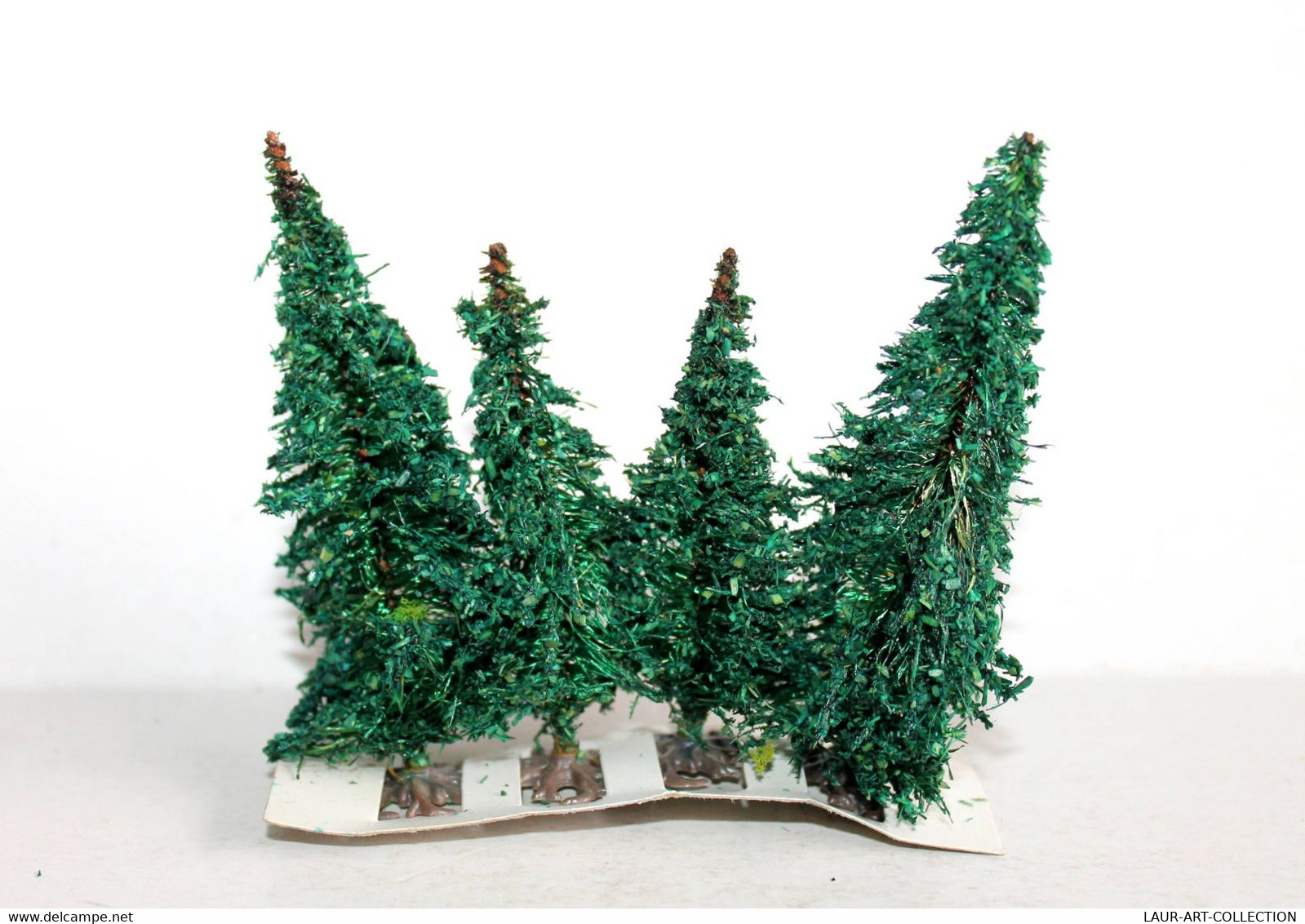 BUSCH - LOT De 4 ARBRE, SAPIN - DECOR PAYSAGE HO, H:6 & 8cm MINIATURE TRAIN NEUF - MODELISME FERROVIAIRE  (1712.73) - Scenery