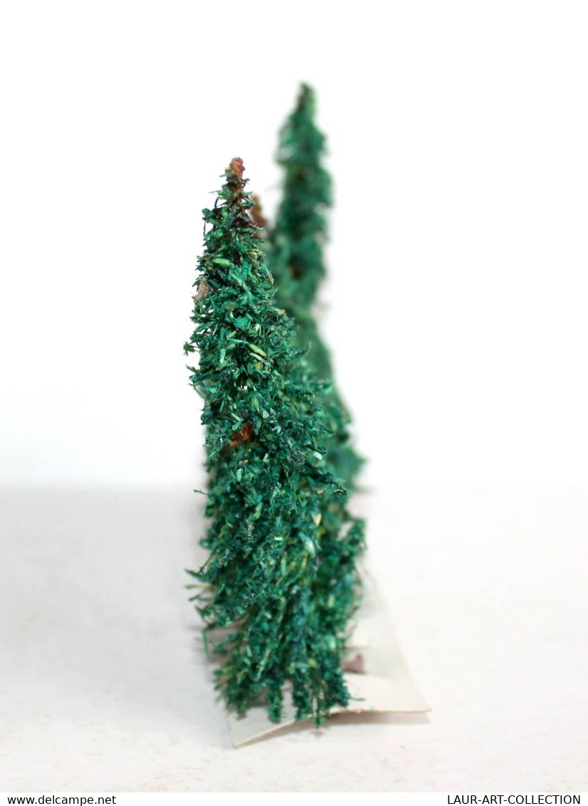 BUSCH - LOT De 4 ARBRE, SAPIN - DECOR PAYSAGE HO, H:6 & 8cm MINIATURE TRAIN NEUF - MODELISME FERROVIAIRE  (1712.73) - Décors