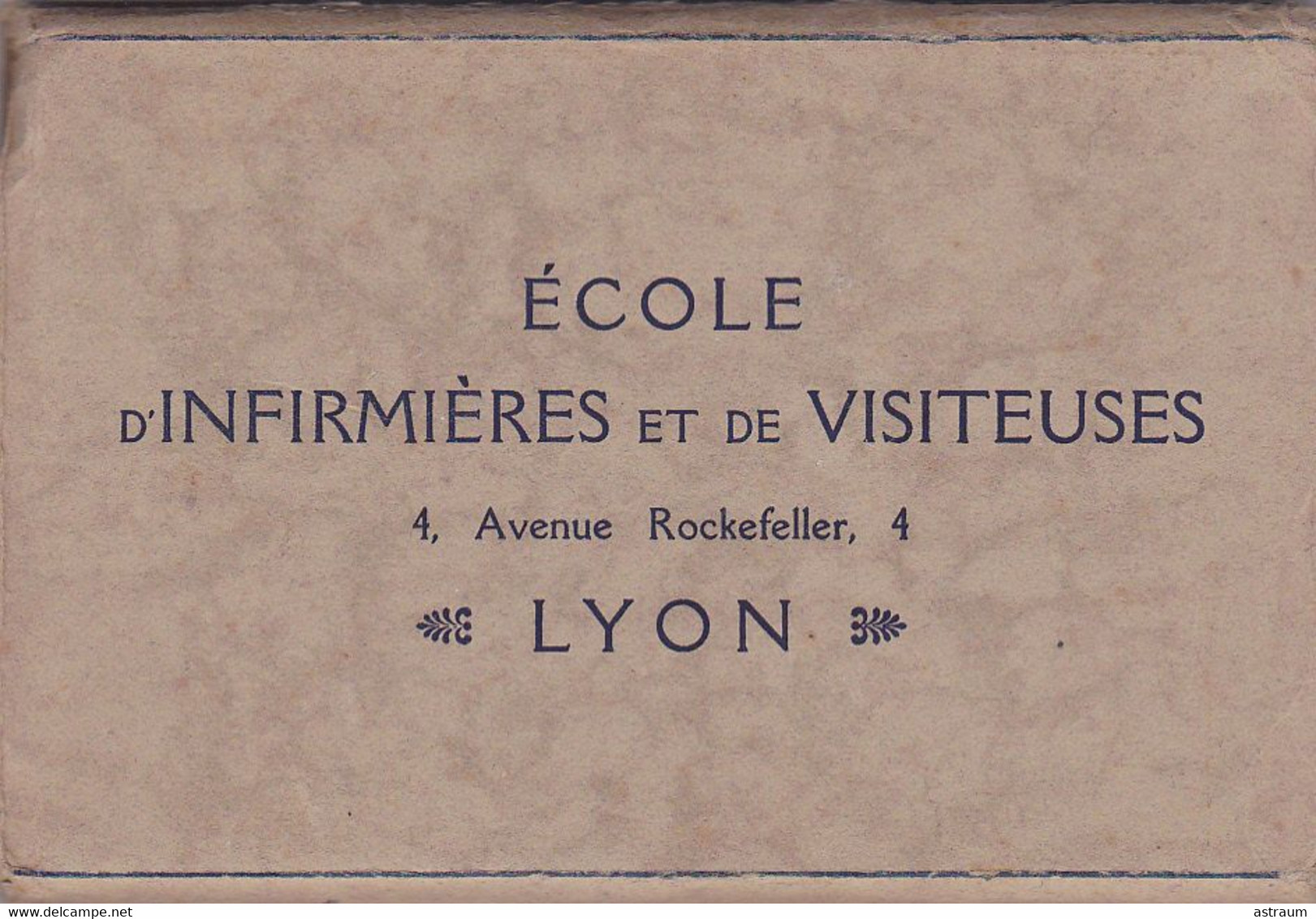 Rare Serie Complete 25 Cpa-69 Lyon 8eme - Santé - Ecole Infirmieres Visiteuses , 4 Av Rockefeller--edi Lescuyer - Santé