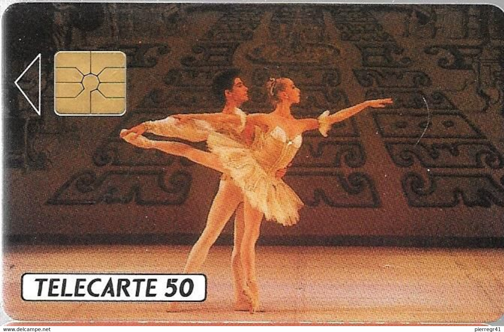 CARTEµ-PUBLICC-MONACO-50U-MF 08--GEMA-Série B-BALLETS De MONTE CARLO--UTILISE-TBE - Monaco