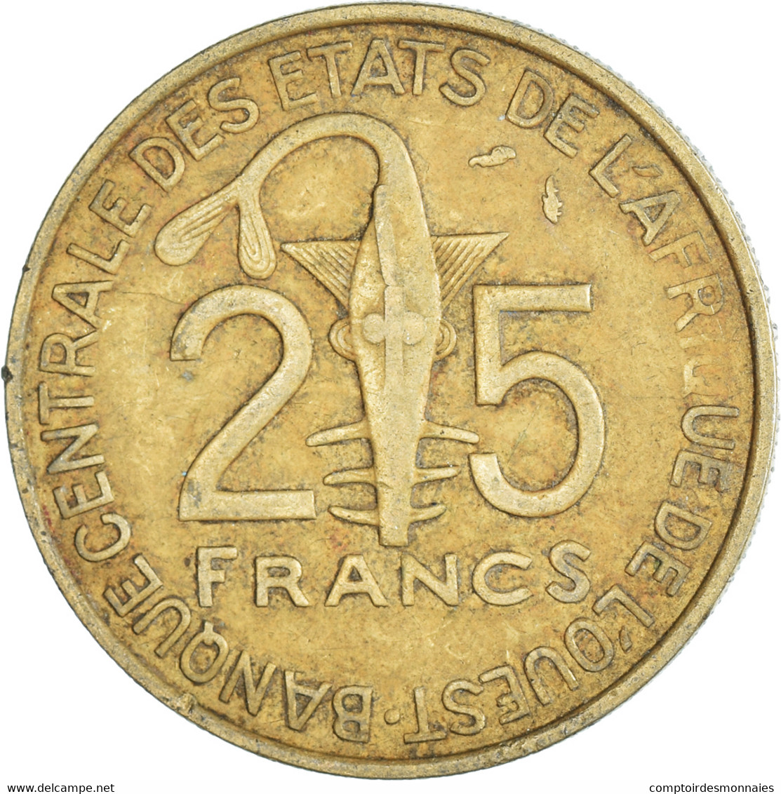 Monnaie, Communauté économique Des États De L'Afrique De L'Ouest, 25 Francs - Ivory Coast