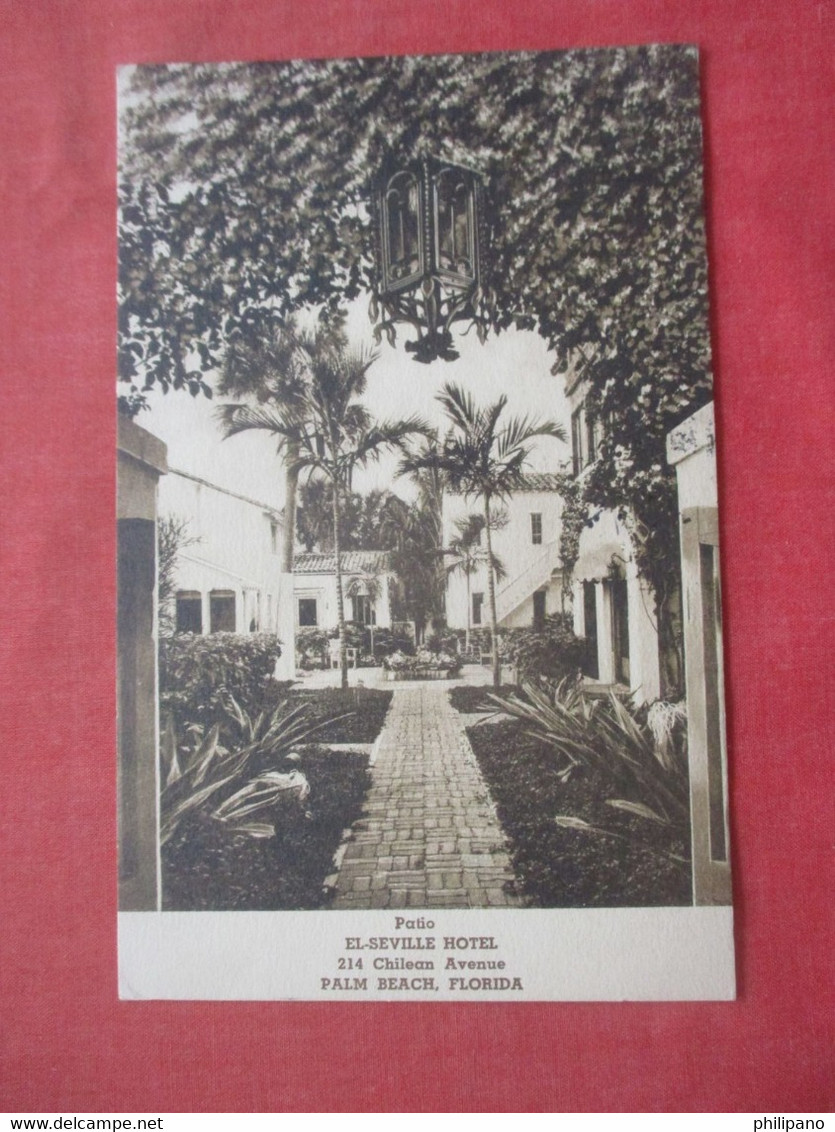 El Seville Hotel.  Palm Beach  Florida      Ref. 5887 - Palm Beach